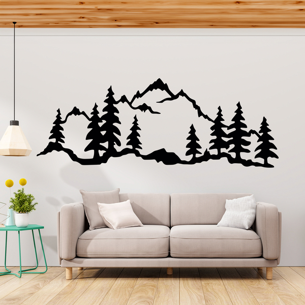 Adesivo murale Foresta di montagna