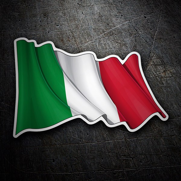 BANDIERA ITALIA' Adesivo | Spreadshirt