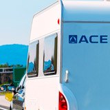 Adesivi per camper: Adesivo per Camper Ace Logo Blu 2