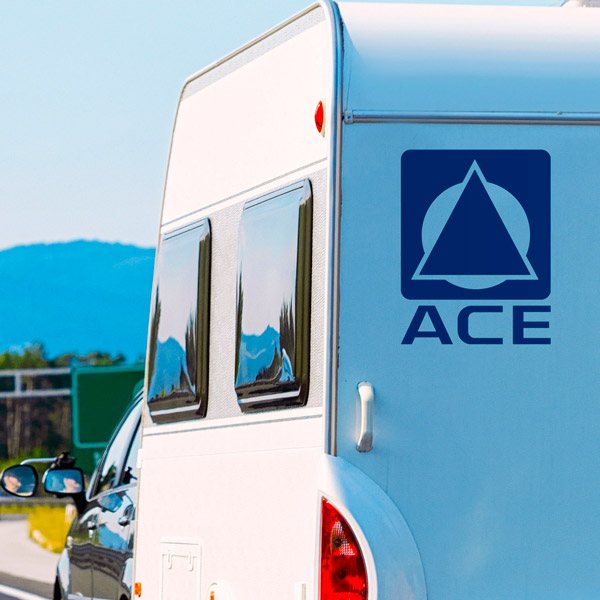 Adesivi per camper: Adesivi camper Logo ACE