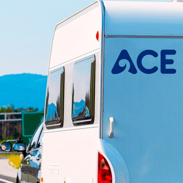 Adesivi per camper: Adesivi per Camper Ace - Set di Due Pezzi