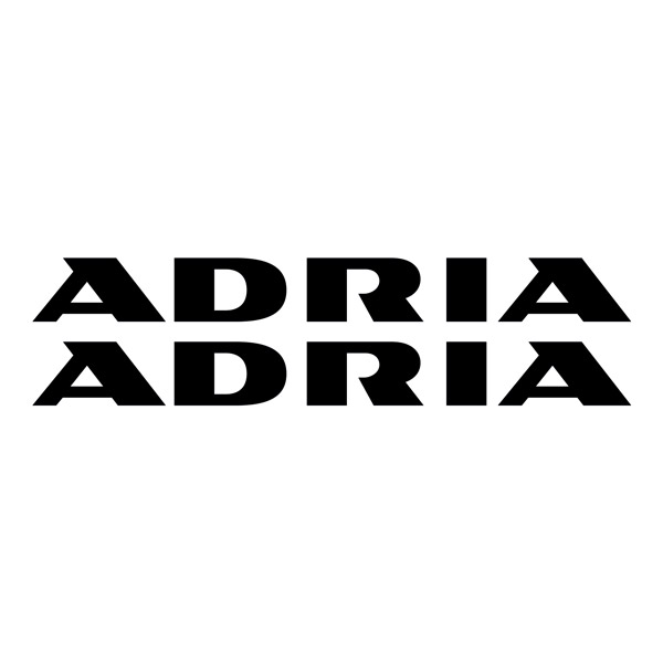 Adesivi per camper: Logo new Adria 3