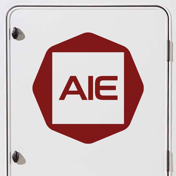 Adesivi per camper: Logo Aie