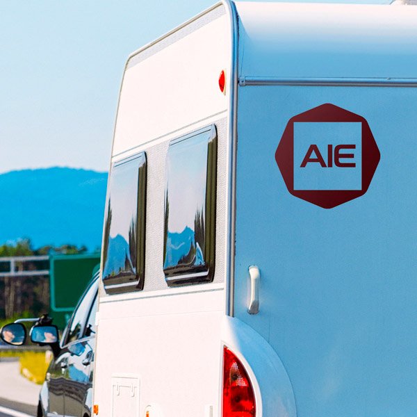 Adesivi per camper: Logo Aie