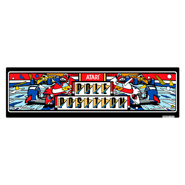 Adesivo Per Tendone Arcade Bartop Pole Position StickersMurali Com