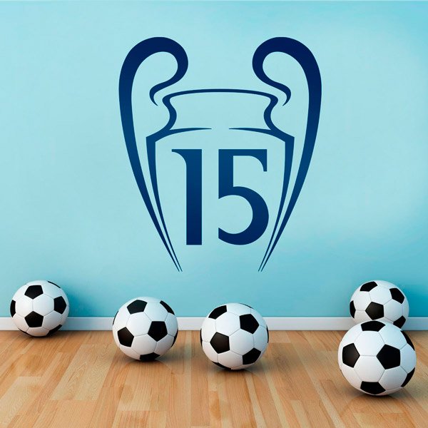 Adesivi Murali: Real Madrid 15 Champions