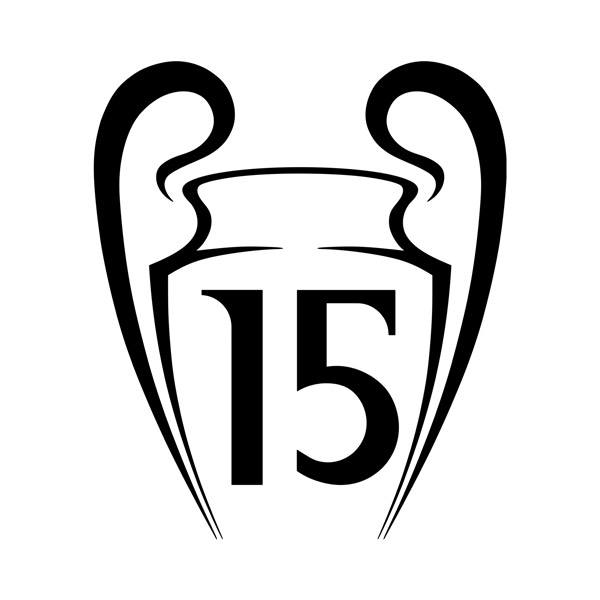 Adesivi Murali: Real Madrid 15 Champions