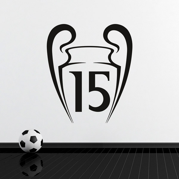 Adesivi Murali: Real Madrid 15 Champions