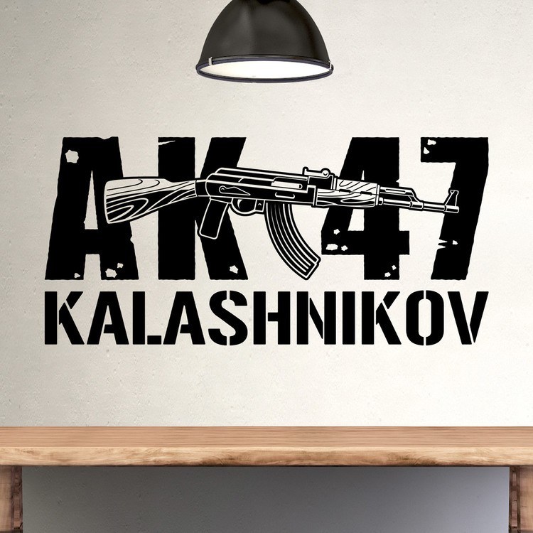 Adesivi Murali: AK 47 Kalashnikov