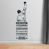 Adesivi Murali: Vinile decorativo con frase di Rocky Balboa 2