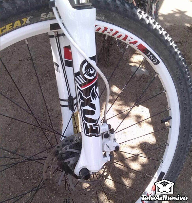 Adesivi per Auto e Moto: Adesivi Fox Racing Shox forcelle Mountain Bike