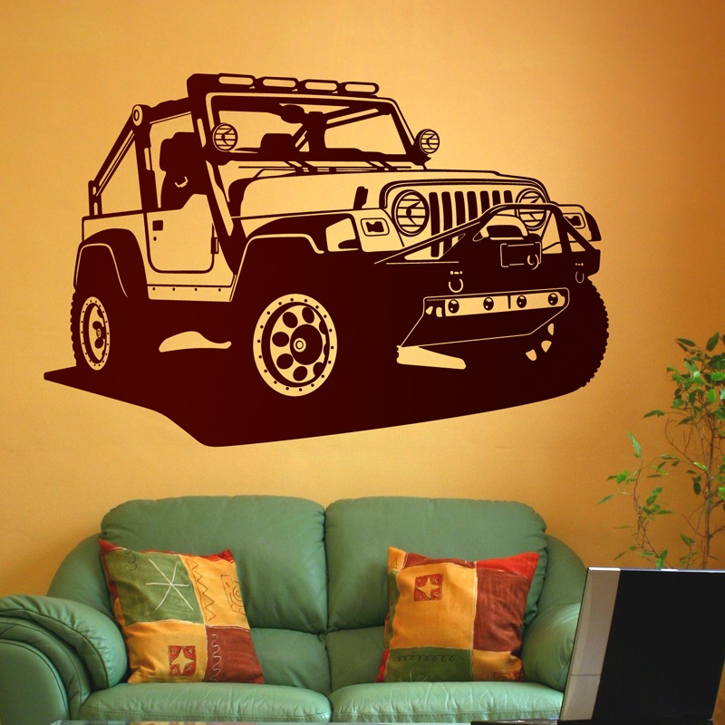 Adesivi Murali: Jeep Wrangler