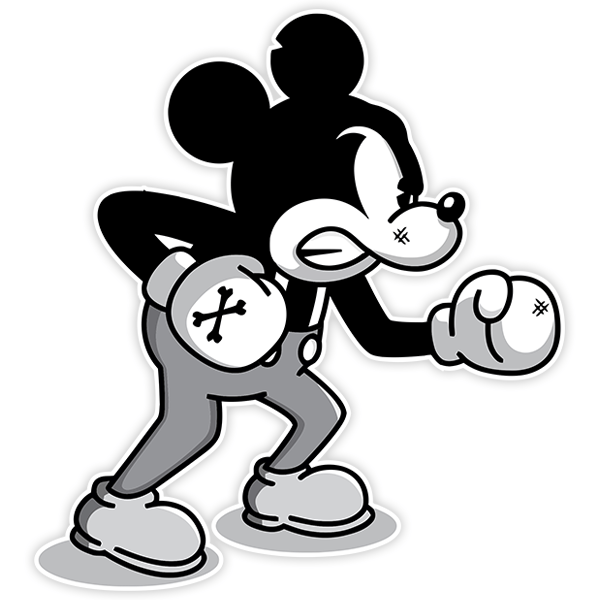 Adesivi per Auto e Moto: Mickey Mouse retrò