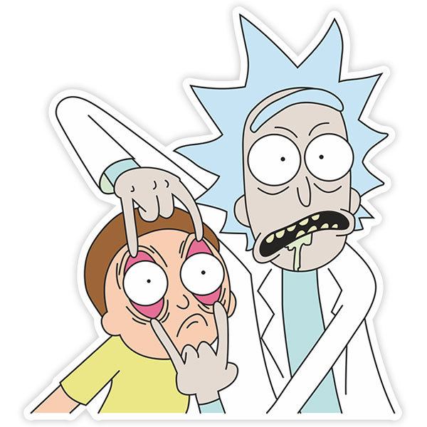 Adesivo Rick e Morty