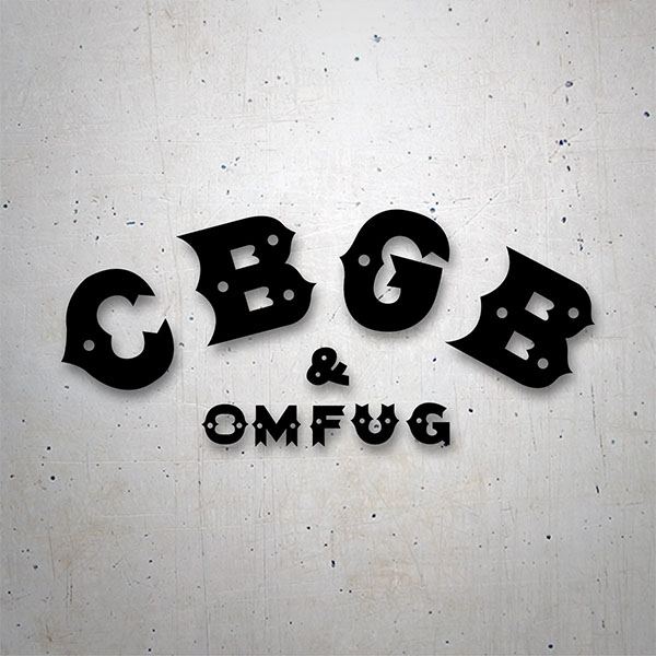 Adesivi per Auto e Moto: CBGB Rock