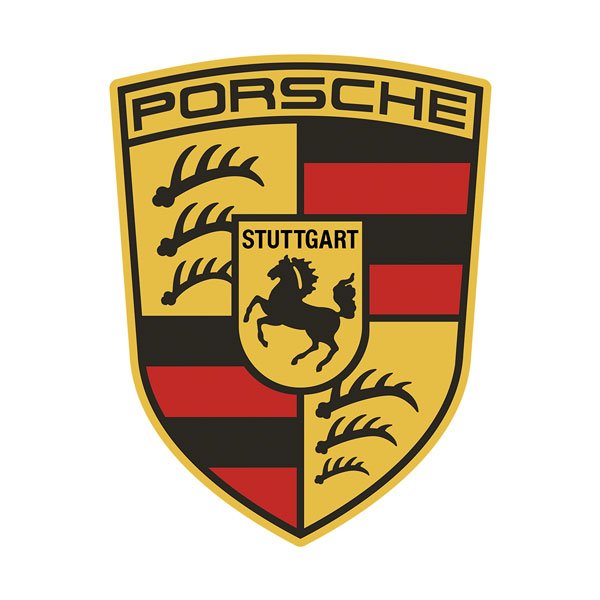 Adesivi per Auto e Moto: Logo Porsche