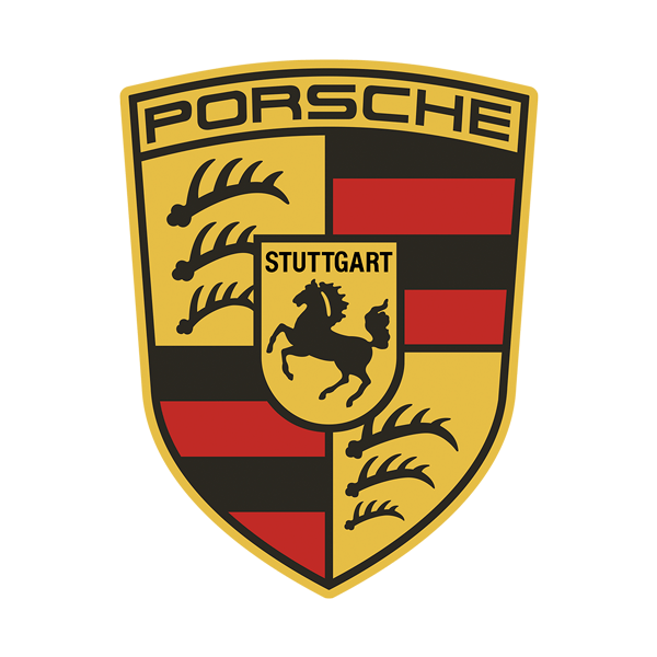 Adesivi per Auto e Moto: Logo Porsche