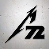 Adesivi per Auto e Moto: Metallica 72 2