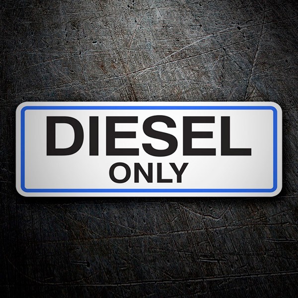 Adesivi per camper: Diesel Only