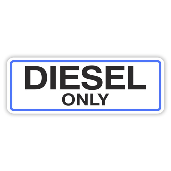 Adesivi per camper: Diesel Only