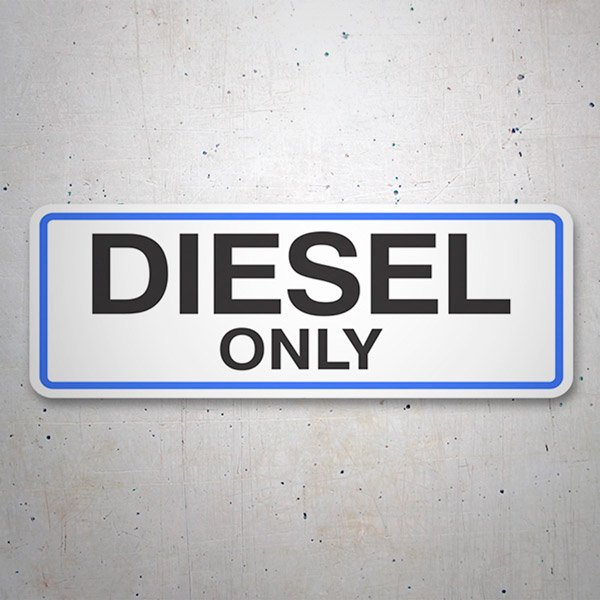 Adesivi per camper: Diesel Only