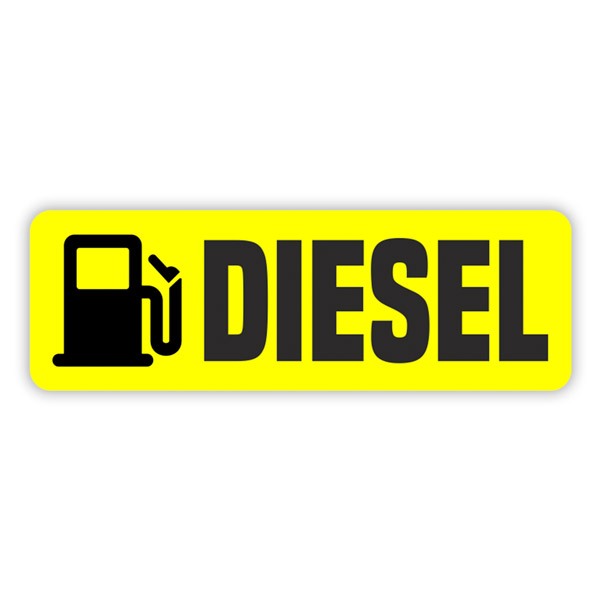 Adesivi per camper: Diesel Giallo