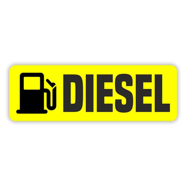 Adesivi per camper: Diesel Giallo