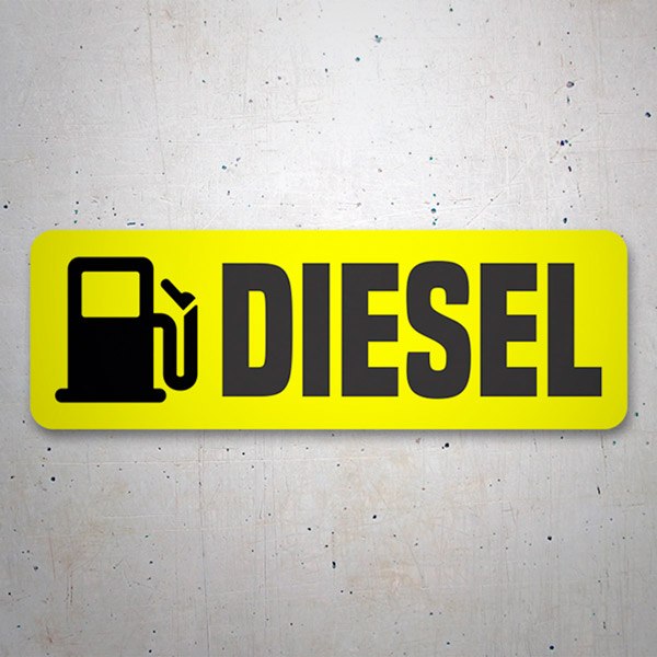 Adesivi per camper: Diesel Giallo