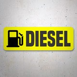 Adesivi per camper: Diesel Giallo 3