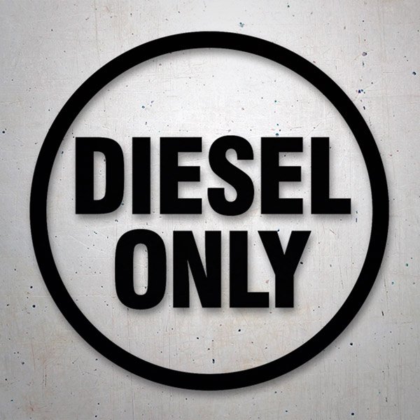 Adesivi per camper: Diesel Only 2