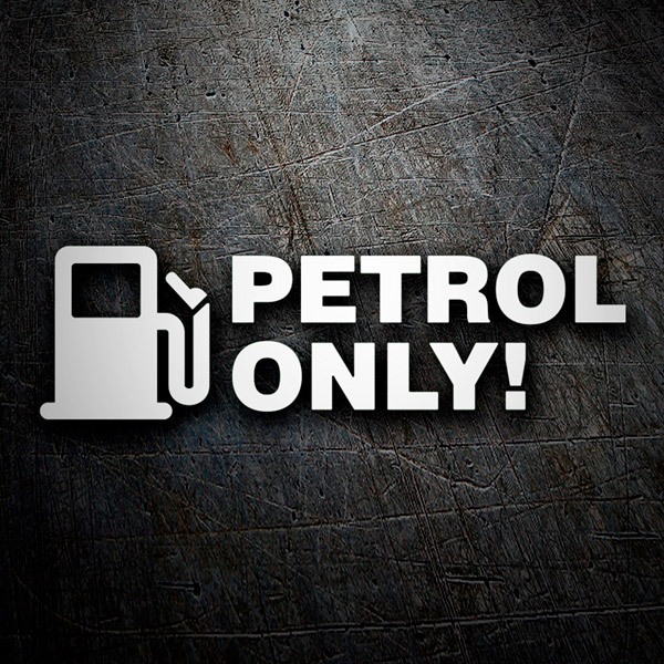 Adesivi per camper: Petrol Only