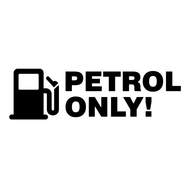 Adesivi per camper: Petrol Only