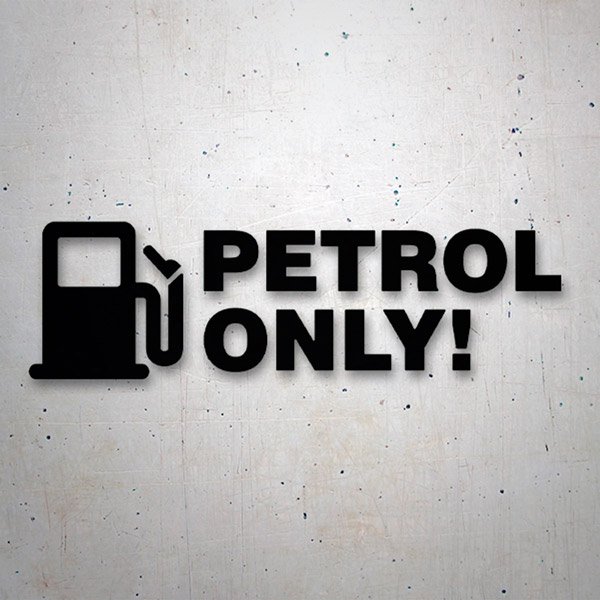 Adesivi per camper: Petrol Only