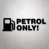 Adesivi per camper: Petrol Only 2