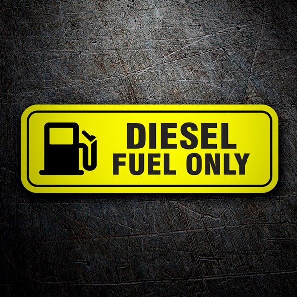 Adesivi per camper: Diesel fuel only