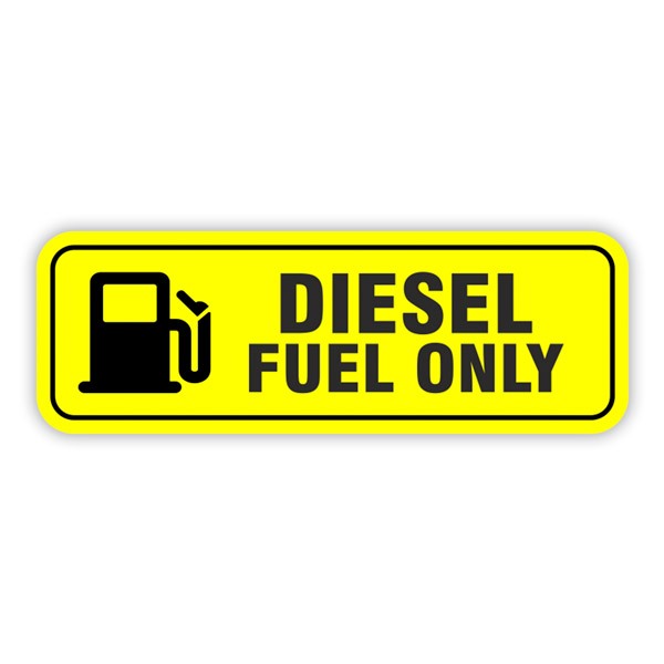 Adesivi per camper: Diesel fuel only