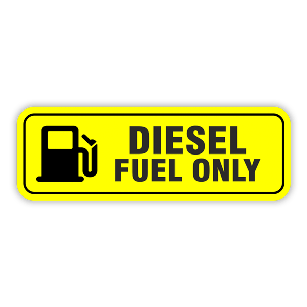 Adesivi per camper: Diesel fuel only