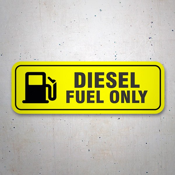 Adesivi per camper: Diesel fuel only