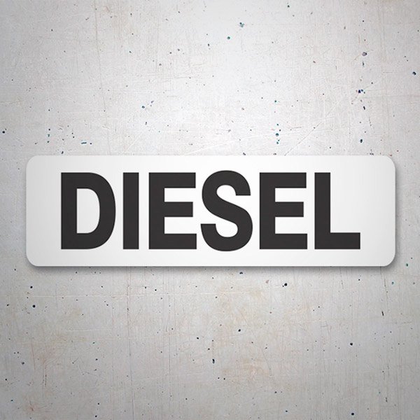 Adesivi per camper: Diesel Bianco