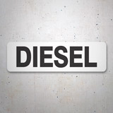 Adesivi per camper: Diesel Bianco 3