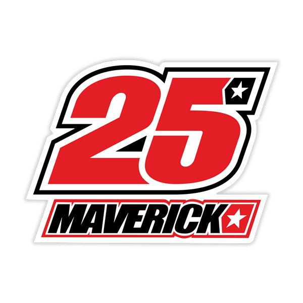 Adesivi per Auto e Moto: Sticker Maverick Viñales per moto