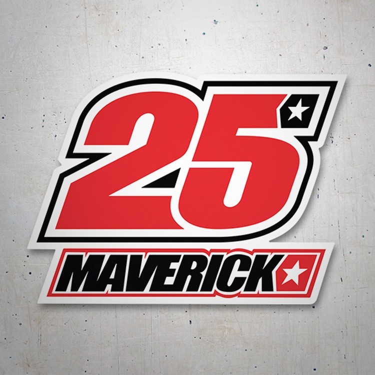 Adesivi per Auto e Moto: Sticker Maverick Viñales per moto