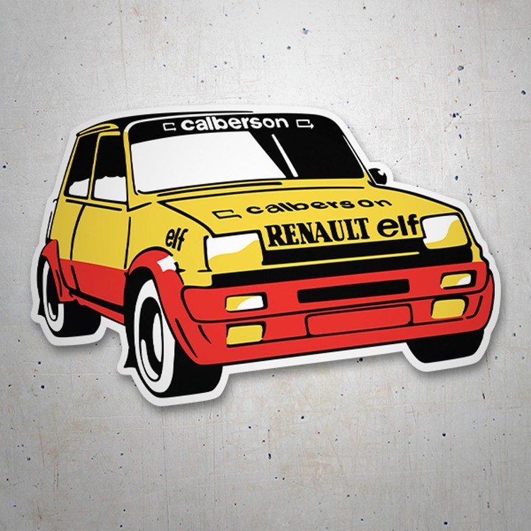 Adesivi per Auto e Moto: Design classico Renault 5 Copa Calberson