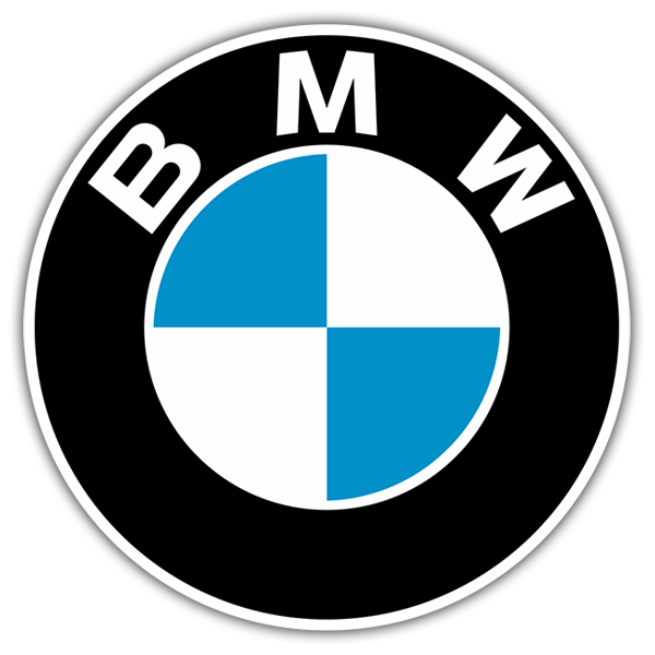 Adesivi per Auto e Moto: Emblema BMW Classico Retrò