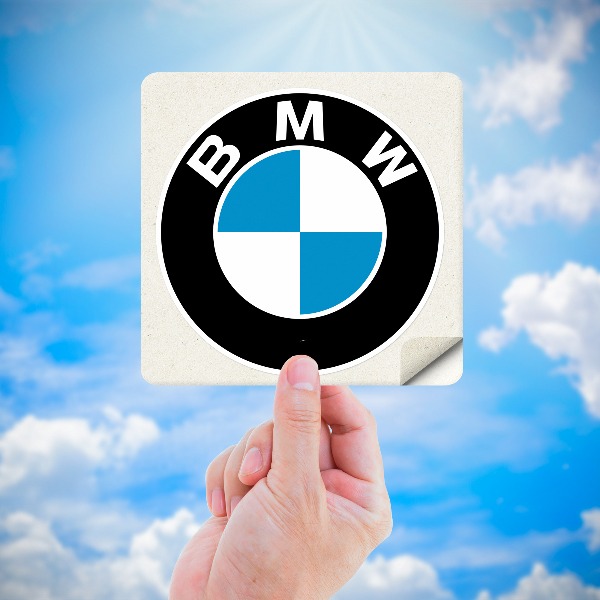 Adesivi per Auto e Moto: Emblema BMW Classico Retrò