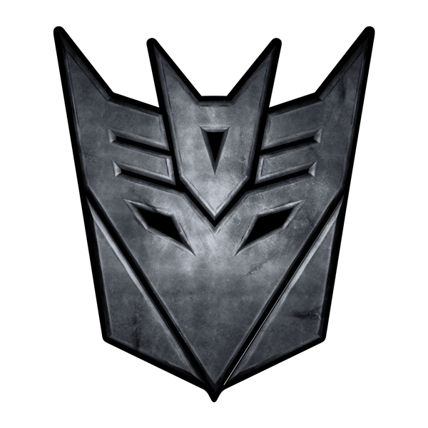 Adesivi per Auto e Moto: Transformers Decepticon logo