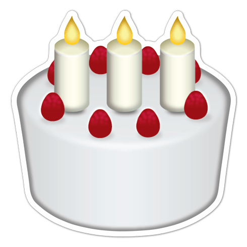 Emoji Torta di compleanno StickersMurali.com