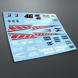 Adesivi per Auto e Moto: Kit Yamaha 50th Anniversary Valencia 2005 3