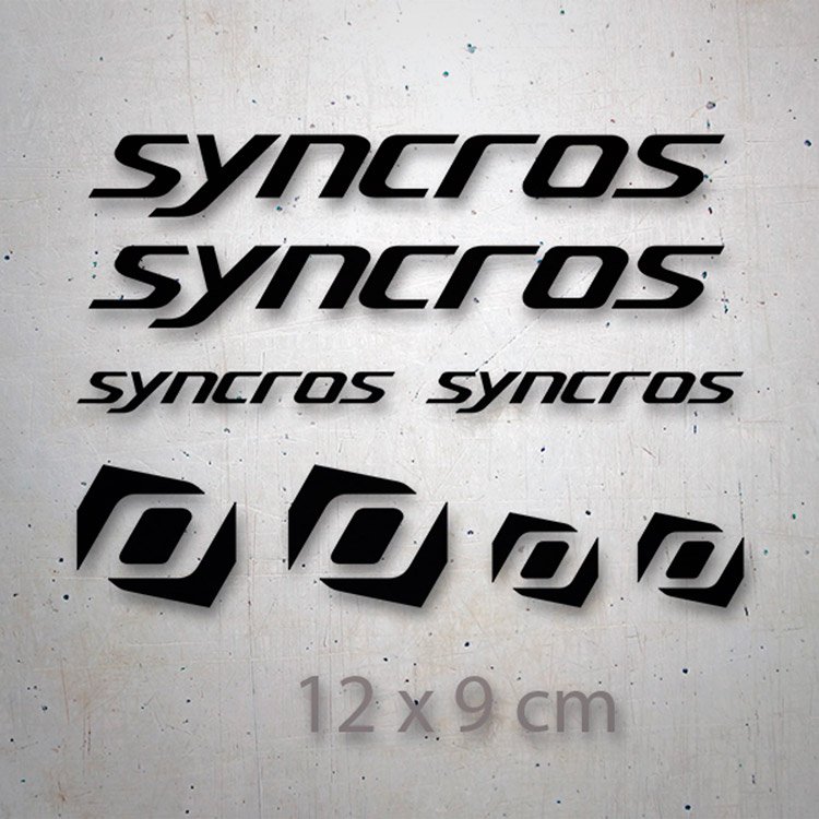 Adesivi per Auto e Moto: Set 8X Syncros