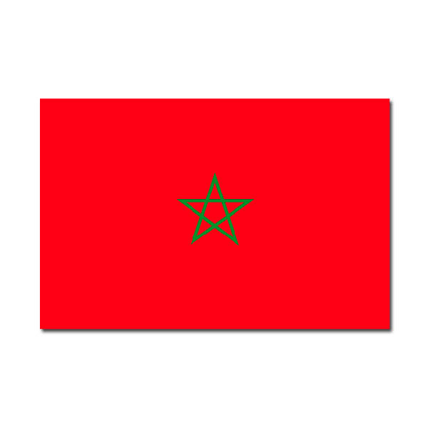 Adesivo Bandiera Marocco
